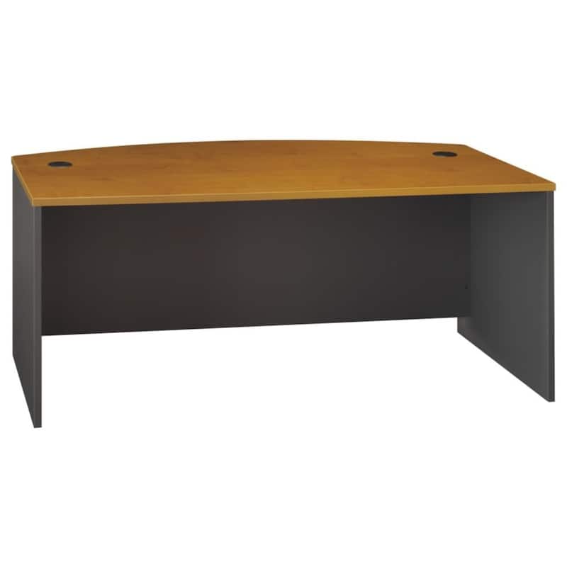 Series C Bow-front Desk - Natural Cherry