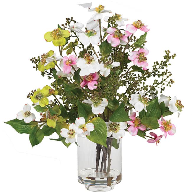 Silk Dogwood Flower Arrangement