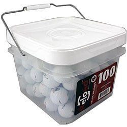 Pinnacle Recycled Golf Balls with Bucket (Pack of 100)