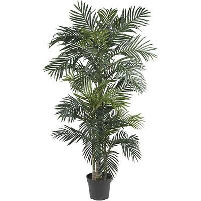 Silk 6.5-foot Golden Cane Palm Tree
