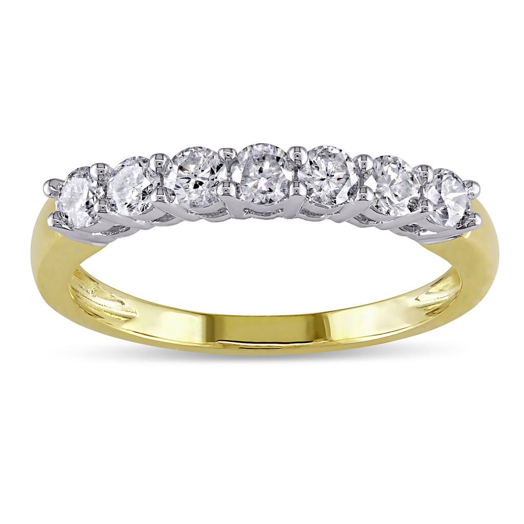 Miadora 14k Gold 1/2ct TDW Round Diamond Wedding Ring (G-H, I1-I2)