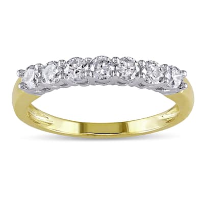 Miadora 14k Gold 1/2ct TDW Round Diamond Wedding Ring (G-H, I1-I2)