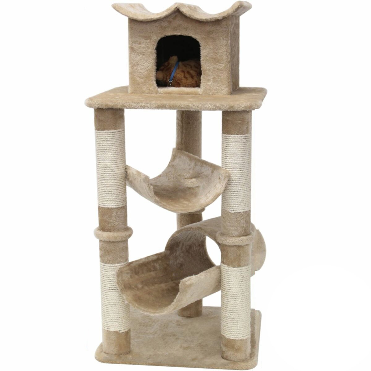 Majestic 47 inch Casita Cat Faux Fur Furniture Tree Today $91.99 3.0