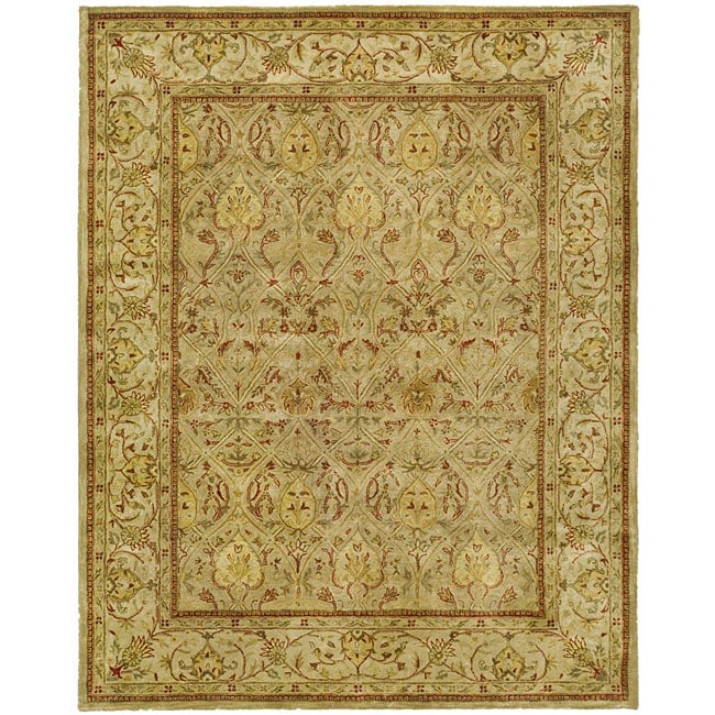 Safavieh Handmade Mahal Light Brown/ Beige N.Z. Wool Rug - 8'3 x 11'