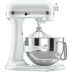 Kitchenaid Kp26m1xwh White 6-quart Pro 600 Bowl-lift Stand Mixer - Bed 