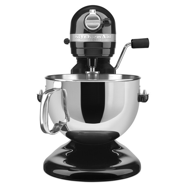 KitchenAid KP26M1XOB Onyx Black 6-quart Pro 600 Bowl-Lift Stand