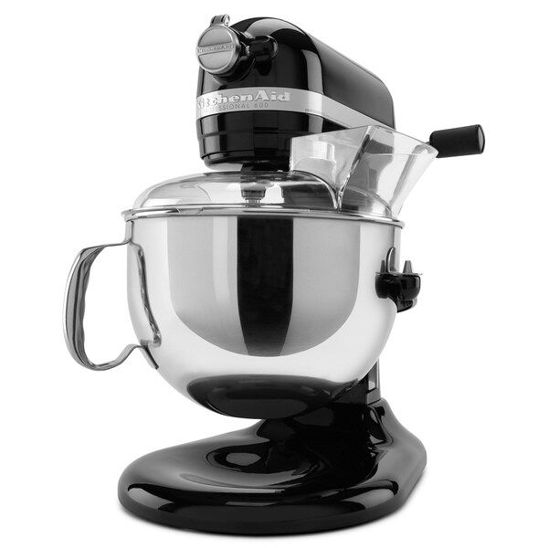 KitchenAid KP26M1XOB Onyx Black 6-quart Pro 600 Bowl-Lift Stand