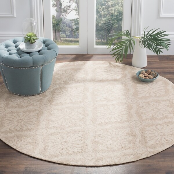 Shop Safavieh Handhooked Lexington Ivory/ Cream Polypropylene Rug 8