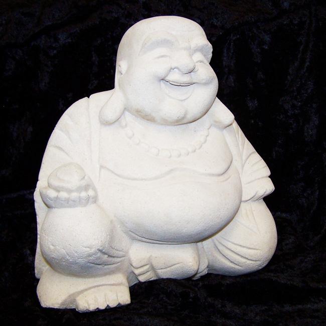 Stone Laughing Buddha Statue (Indonesia)