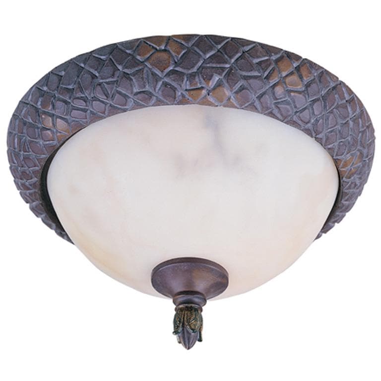 Two light Flush Mount Chandelier