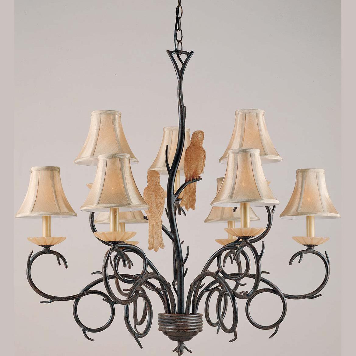 Aviary 9 light Aged Driftwood Chandelier  ™ Shopping