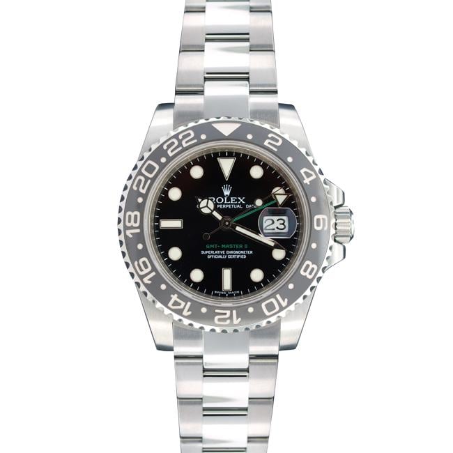 Pre owned Rolex Mens GMT Master II Ceramic Bezel Watch