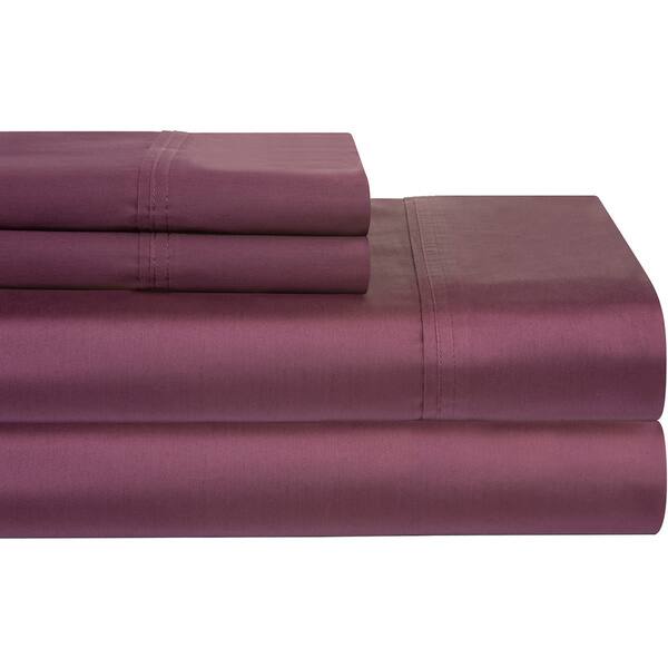 Bed Sheet Set - Queen - Plum