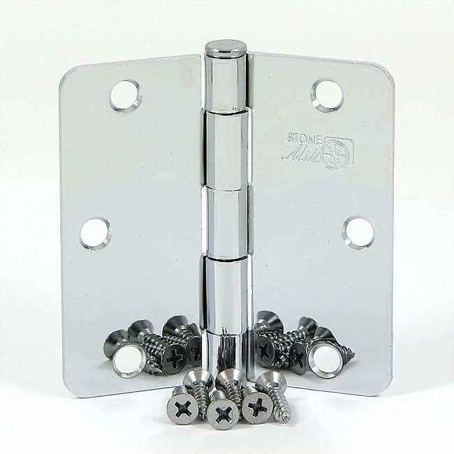 Stone Mill 3.5 inch Polished Chrome Door Hinge