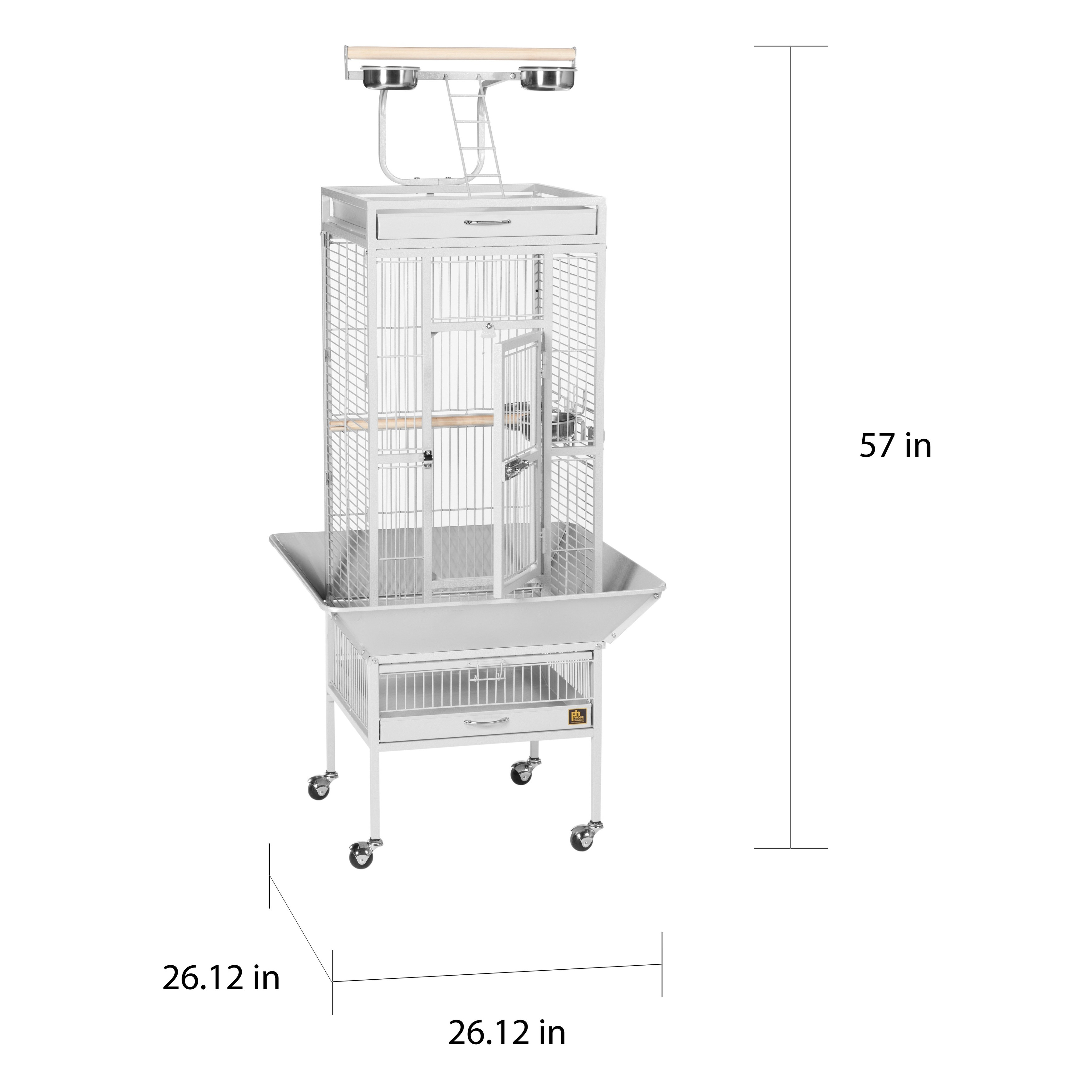prevue pet products wrought iron select bird cage