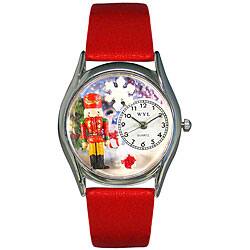 Shop Whimsical Women S Christmas Nutcracker Theme Silvertone Watch Free Shipping On Orders Over 45 Overstock 4566211