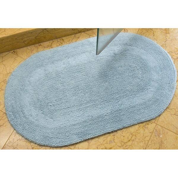 Shop Safavieh Spa Light Blue Reversible 2400 Gram Oval Bath Mats