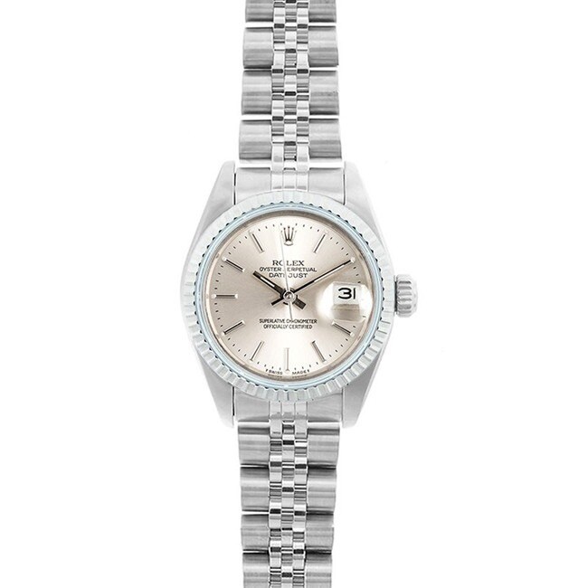 rolex stainless steel datejust jubilee band