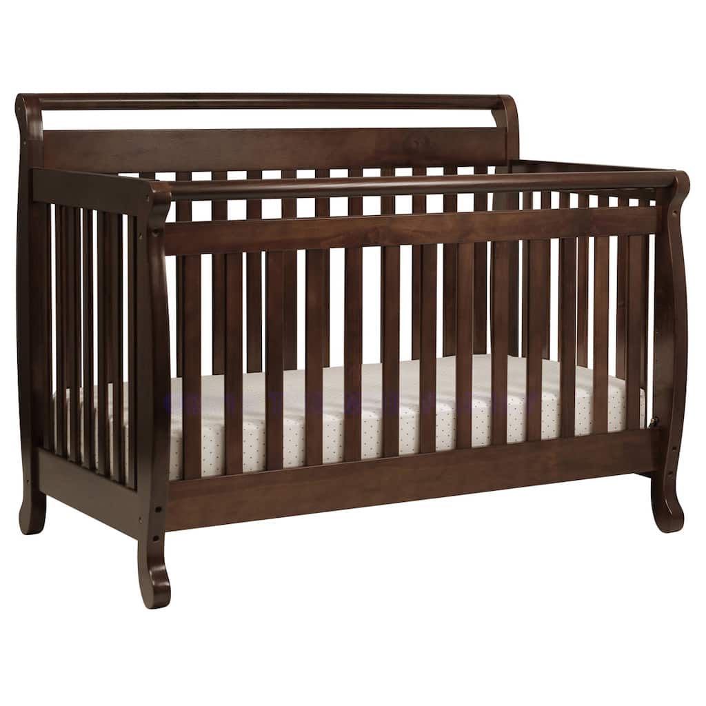 DaVinci Emily 4-in-1 Convertible Crib with Toddler Rail in Espresso