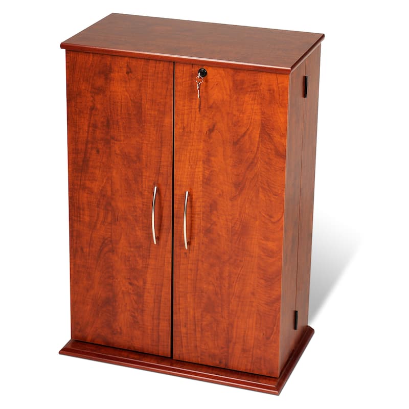 Locking Media Storage Cabinet