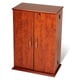 preview thumbnail 5 of 8, Locking Media Storage Cabinet Cherry/Black