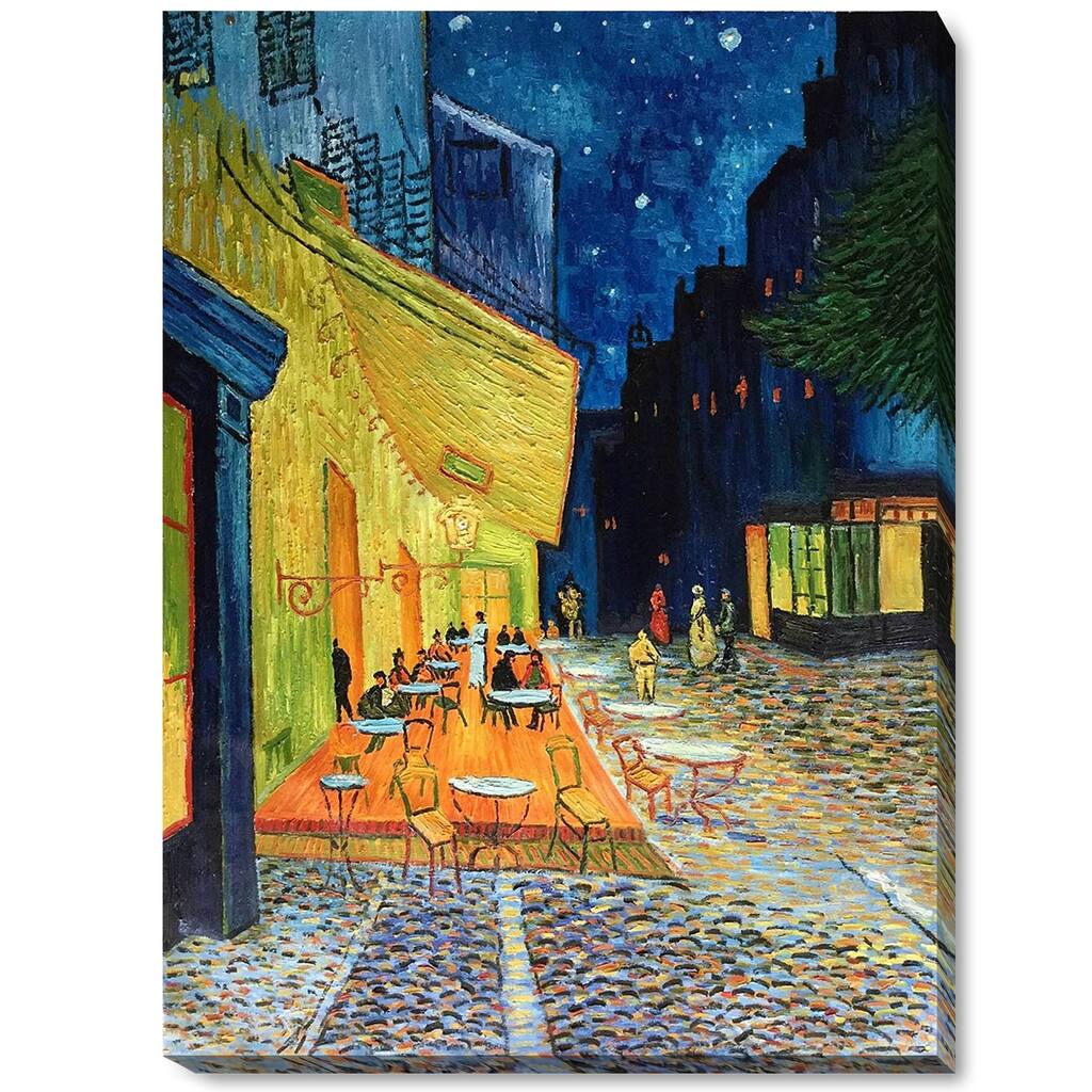 La Pastiche Van Gogh 'Cafe Terrace at Night' Canvas Wall Art