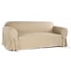 preview thumbnail 10 of 8, Classic Slipcovers Brushed Twill Sofa Slipcover Khaki
