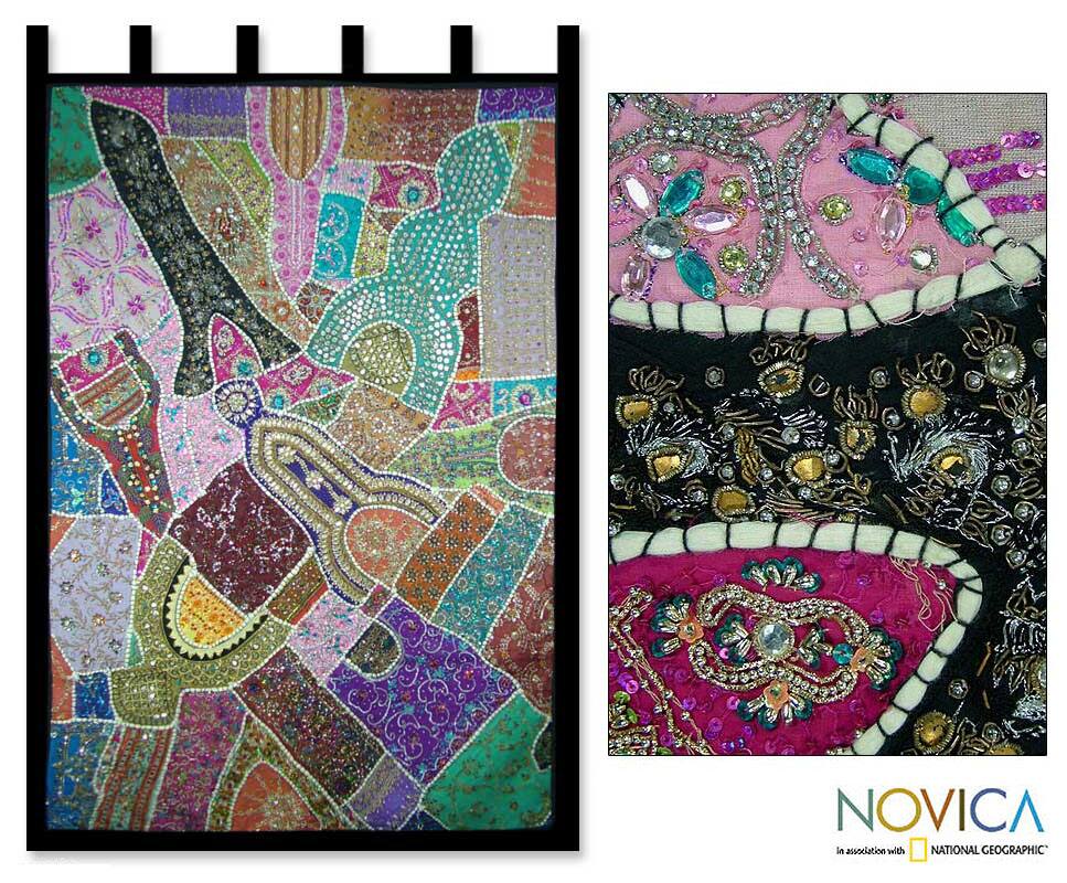 Cotton 'Storyteller' Wall Hanging