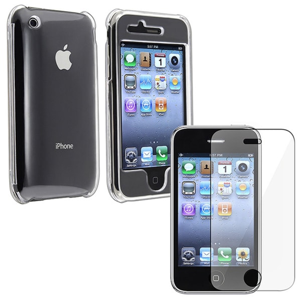 Eforcity Clear Snap on Case/ Screen Guard for Apple iPhone 3G/ 3GS Eforcity Cases & Holders