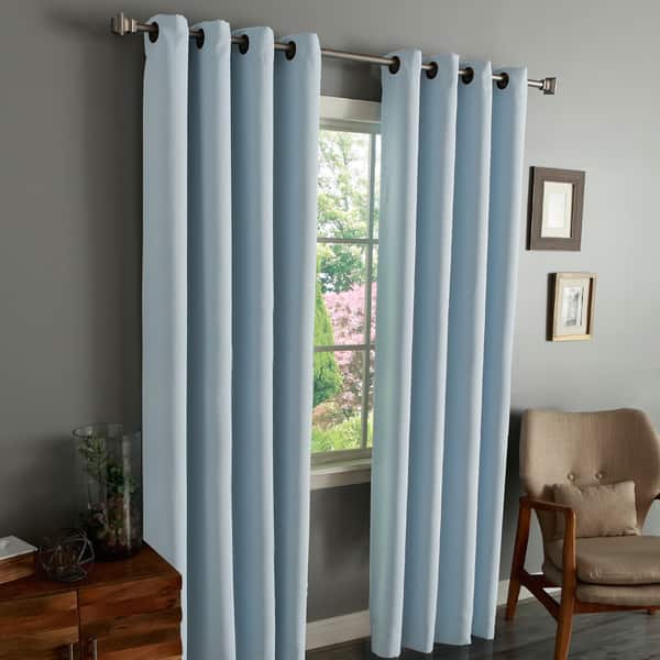 Shop Aurora Home Solid Grommet Top Thermal Insulated 108 Inch