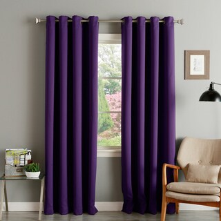 Aurora Home Grommet Thermal Curtain Panel Pair