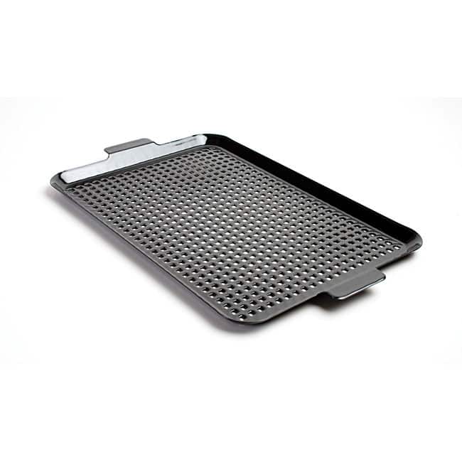 Black Porcelain-coated Large Barbecue Grid
