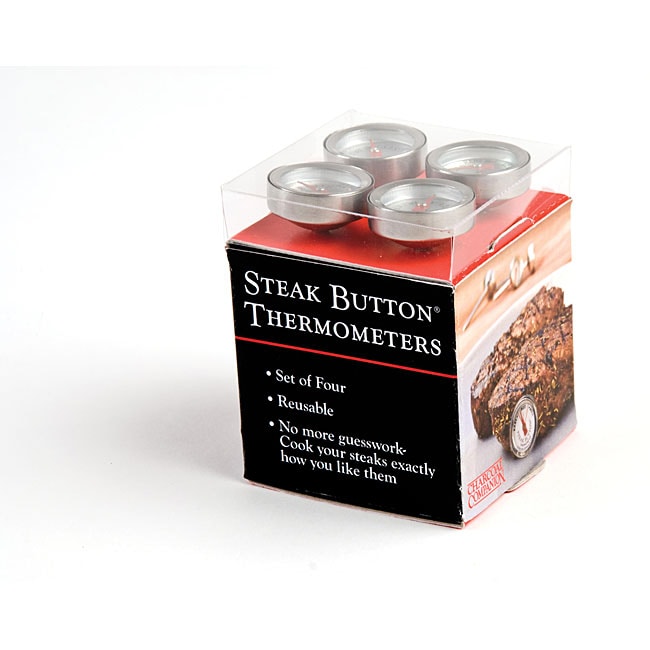 Reusable Steak Button 4 piece Set