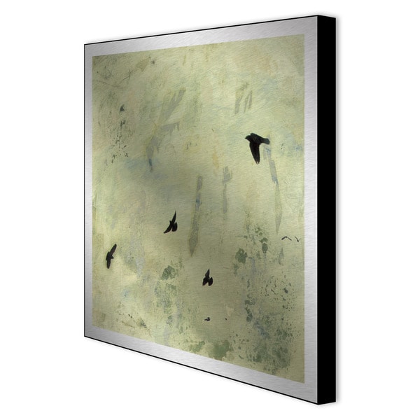 Sara Abott 'I'll Fly Away II' Framed Metal Art Metal Art