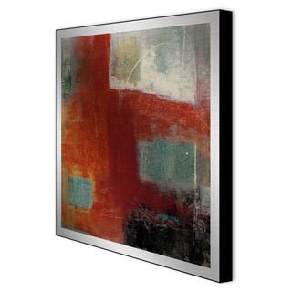 Gallery Direct Maeve Harris 'Four Squares II' Framed Metal Art - - 4587074