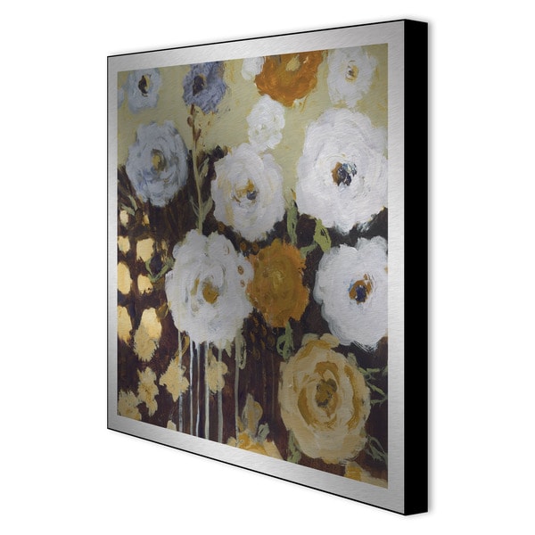 Jaquiel 'New Growth I' Framed Aluminum Art Metal Art