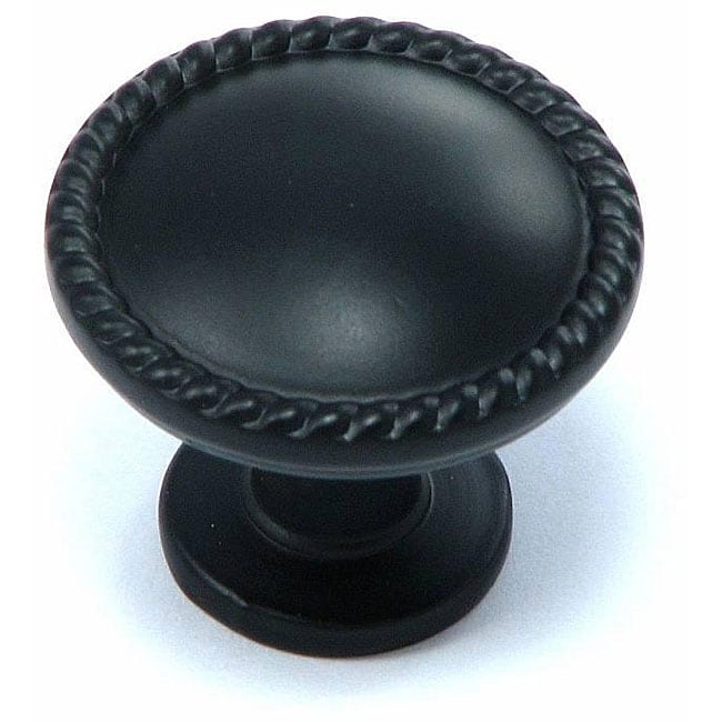 Stone Mill Newport Matte Black Cabinet Knobs (pack Of 25)