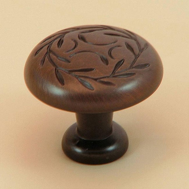 Stone Mill Laurel Oil Rubbed Bronze Cabinet Knobs (pack Of 5)