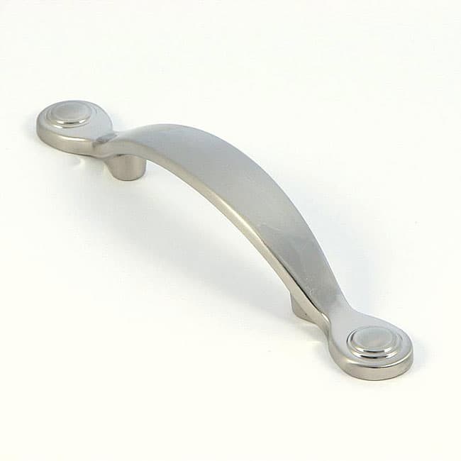 Stone Mill Satin Nickel Arch Cabinet Pulls (Pack of 10)