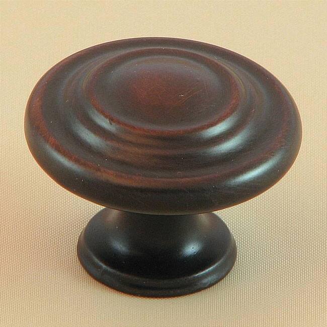 Stone Mill Oil Rubbed Bronze 3-ring Cabinet Knobs (Pack of 10)