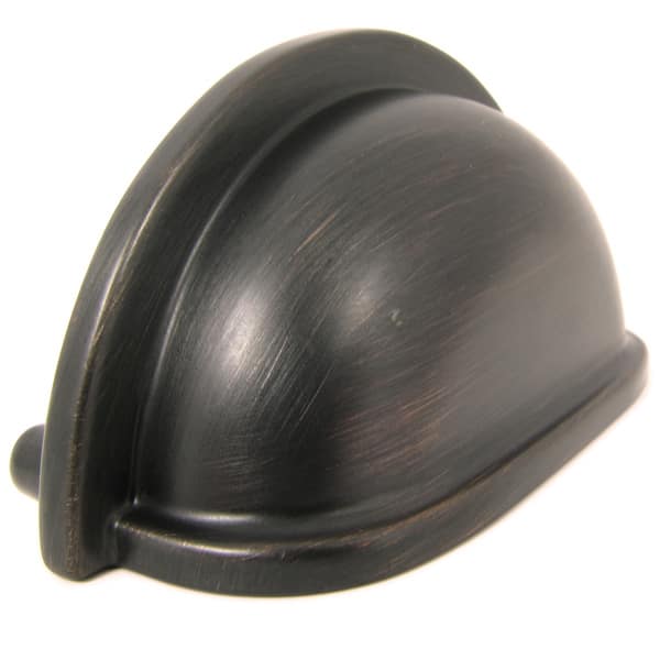 Shop Stone Mill Nantucket Cup Oil Rubbed Bronze Cabinet Pulls