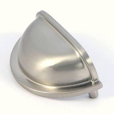 Stone Mill Satin Nickel 'Nantucket Cup' Cabinet Pulls (Pack of 25)