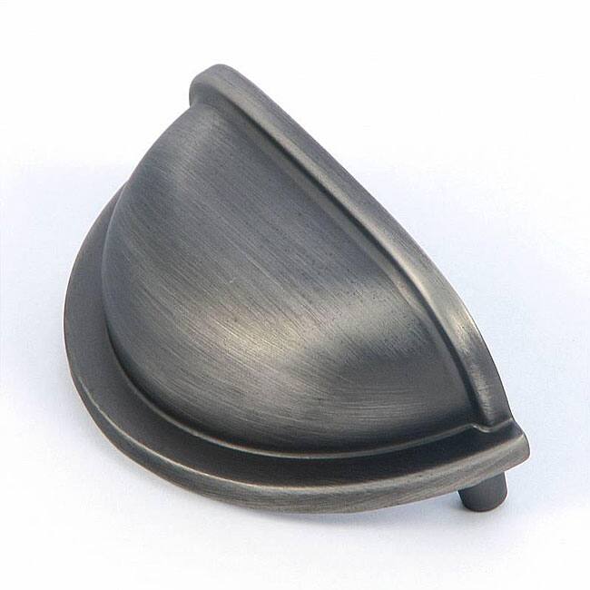 Stone Mill Weathered Nickel Nantucket Cabinet Cup Pulls (Pack of 5)