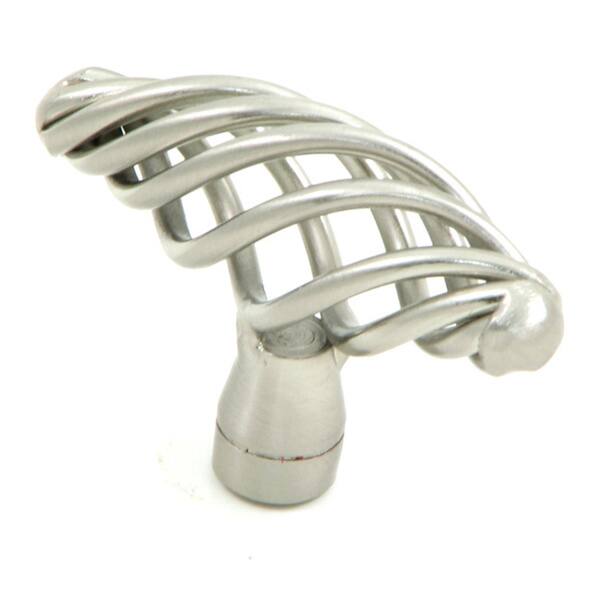 Stone Mill Berkshire Satin Nickel Birdcage Knobs (Pack of 5