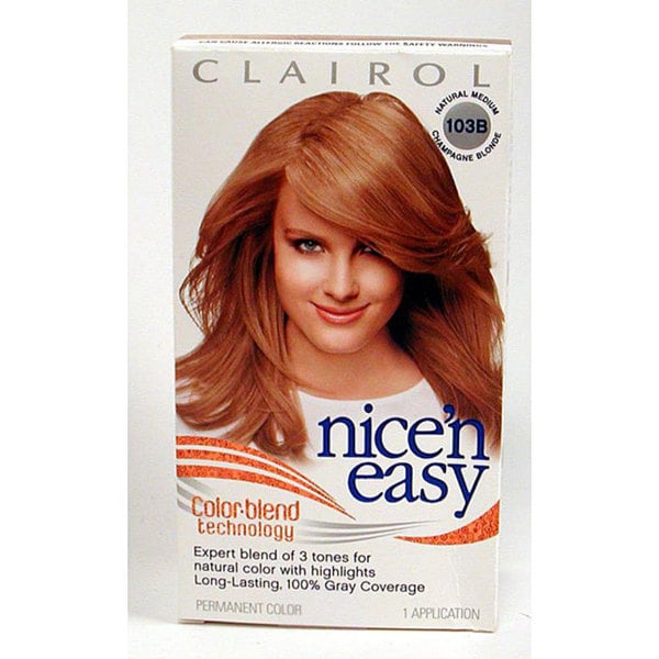 Shop Nice N Easy 103b Medium Champagne Blonde Hair Color Pack Of