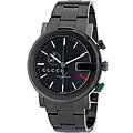 Gucci 101G Men's YA101331 Round PVD-coated Steel Watch
