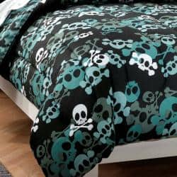 Shop Skulls 7 Piece Full Size Bed In A Bag With Sheet Set Free