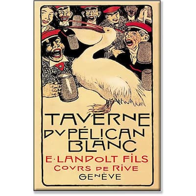Forestier 'Tavern of the White Pelican' Gallery-wrapped Canvas Art