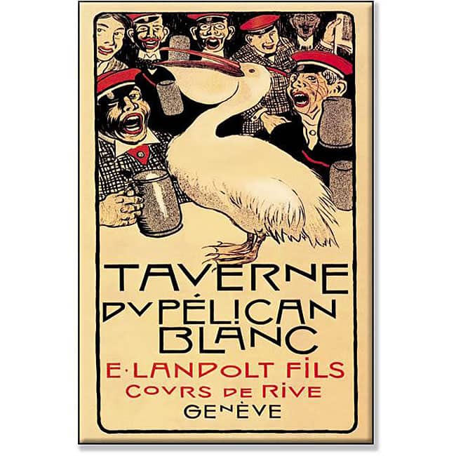 Forestier 'Tavern of the White Pelican' Gallery-wrapped Canvas Art