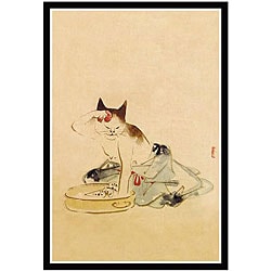 art.com the garden cat framed art print online onl